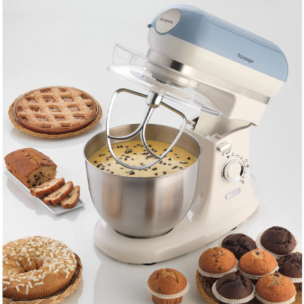 Ariete Vintage Stand Mixer – Blue, Beige & Green