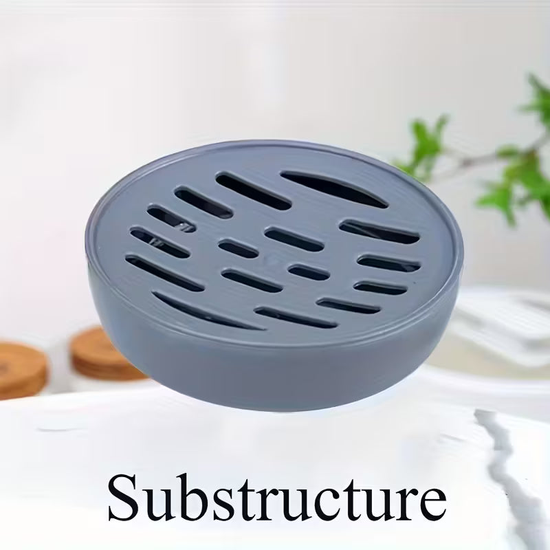 2 Piece Soap Dispensing Pot Cleaning Brush Set