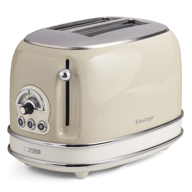 Ariete Vintage 2-Slice Toaster – Blue, Beige & Green