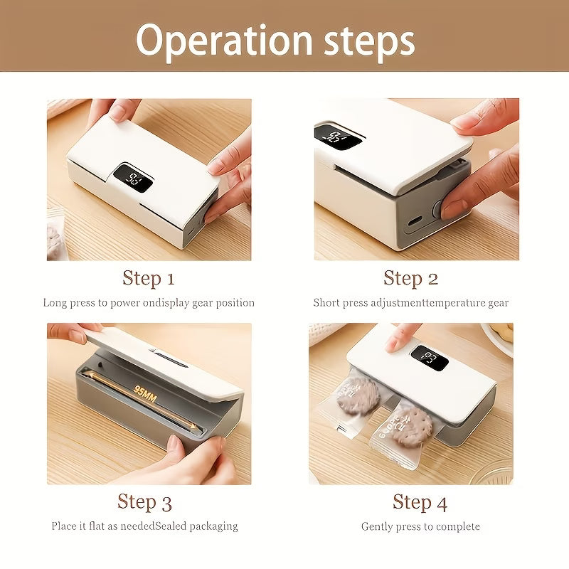 Magnetic Rechargeable Bag Sealing Machine