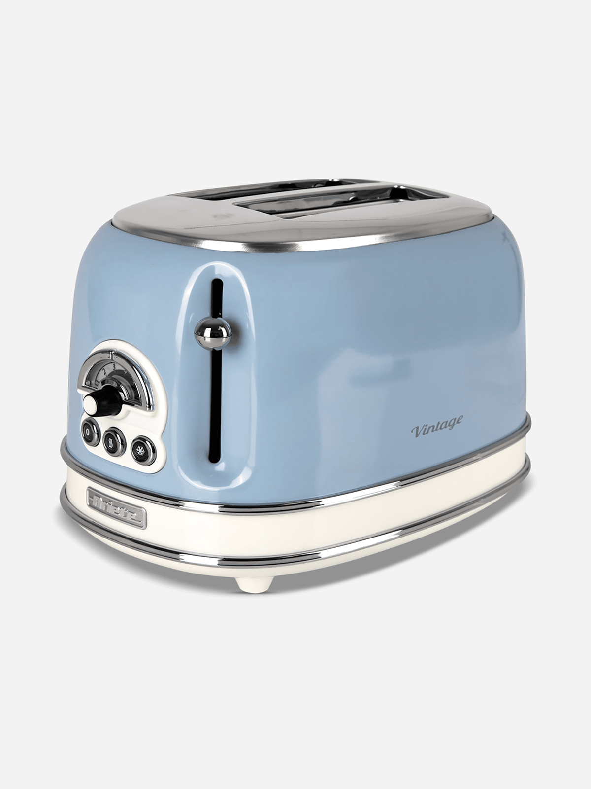 Ariete Vintage 2-Slice Toaster – Blue, Beige & Green