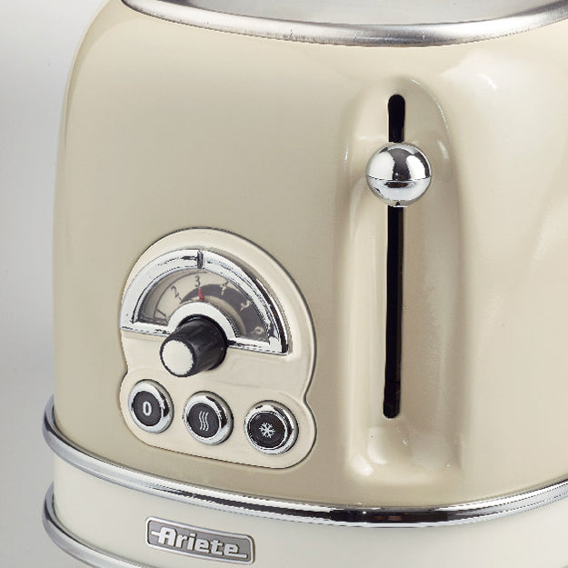 Ariete Vintage 2-Slice Toaster – Blue, Beige & Green