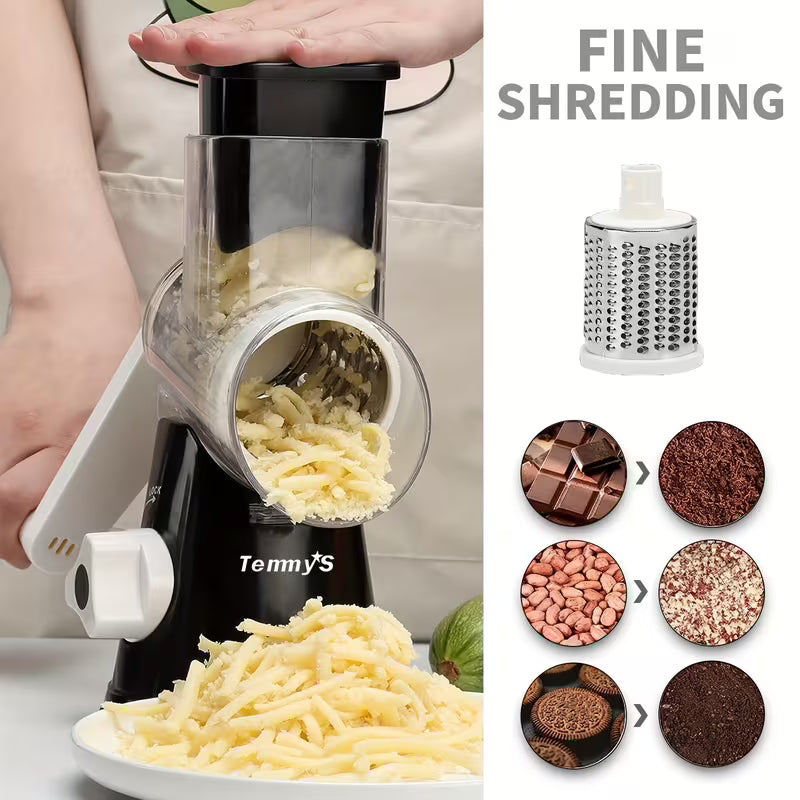 Rotary Cheese Grater/Vegetable Slicer