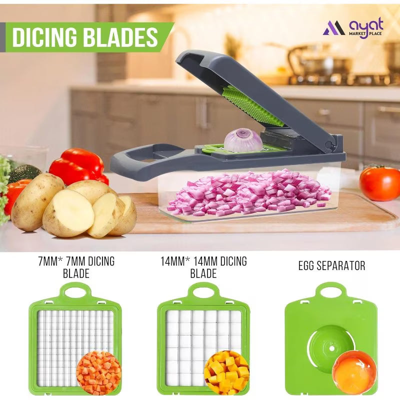 16-in-1 Multifunctional Vegetable Chopper