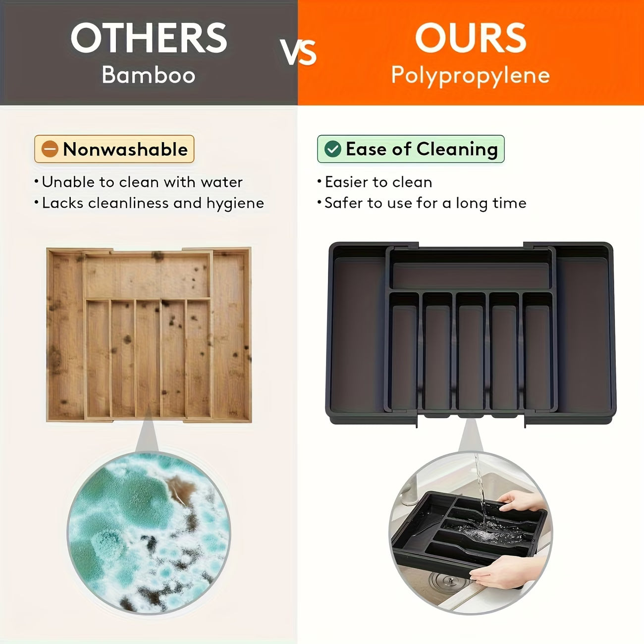 Silveryware Expandable Drawer Organizer