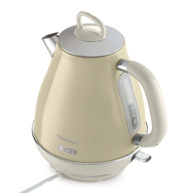 Ariete Vintage Electric Kettle 1.7L – Blue, Beige & Green