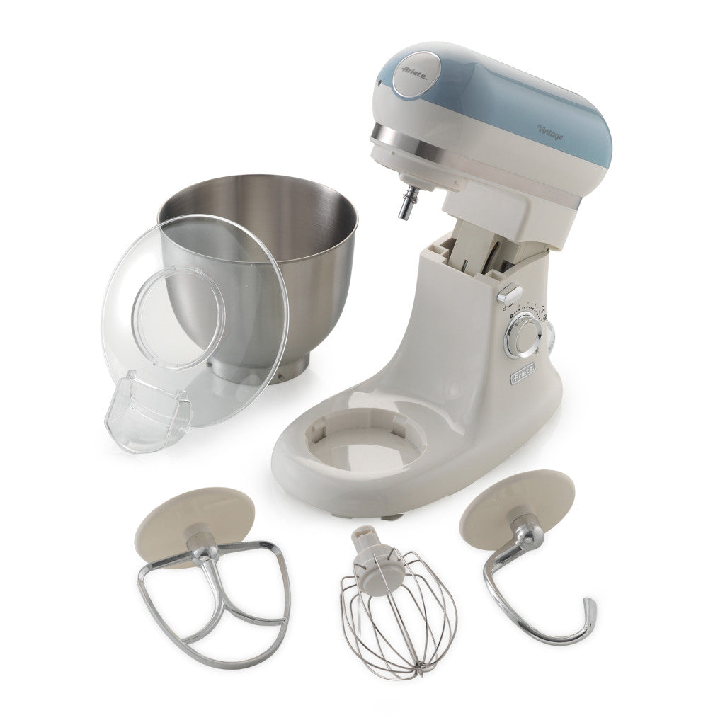 Ariete Vintage Stand Mixer – Blue, Beige & Green