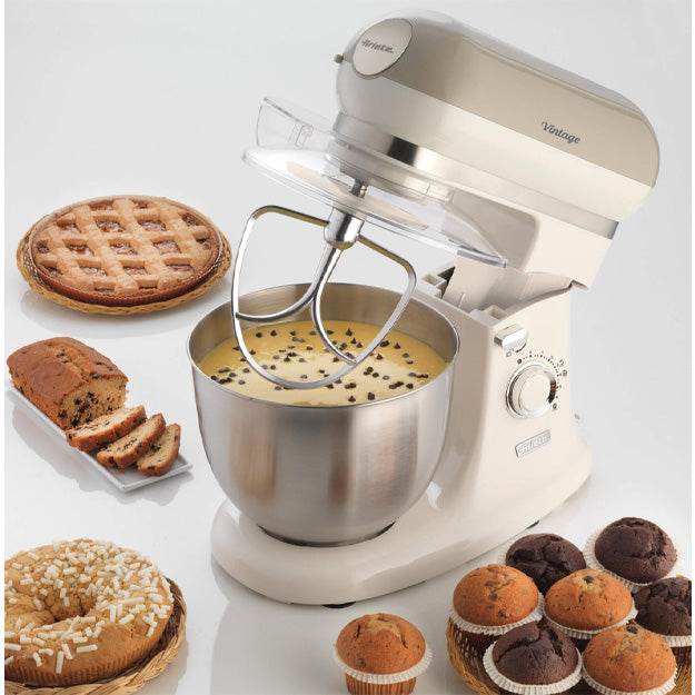 Ariete Vintage Stand Mixer – Blue, Beige & Green