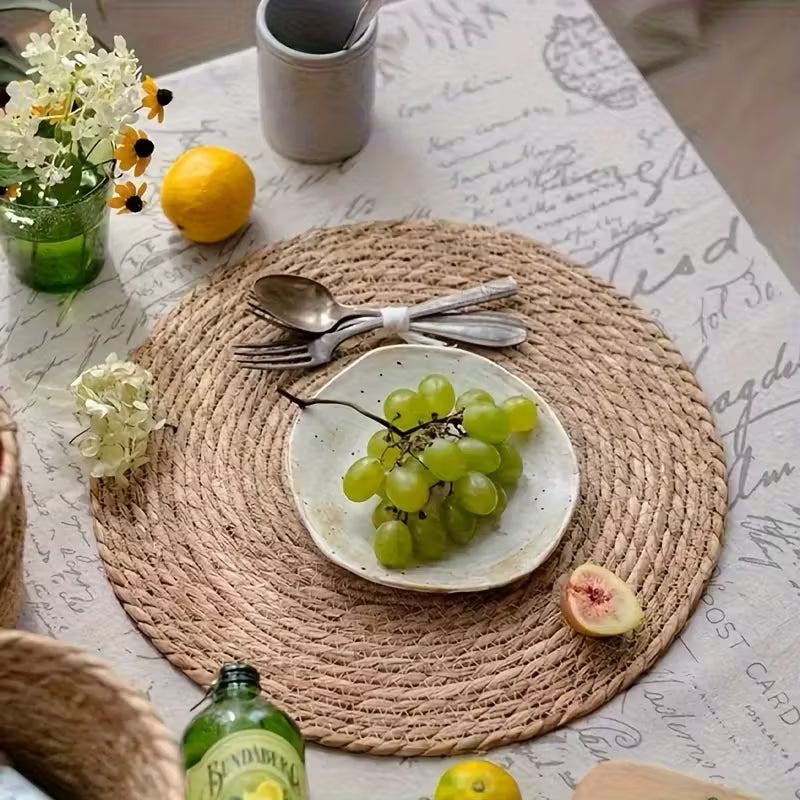 Round Rattan Placemats