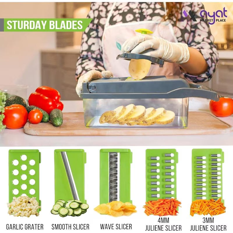 16-in-1 Multifunctional Vegetable Chopper