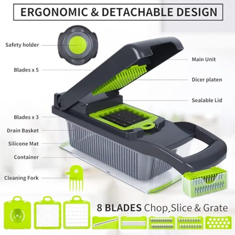 16-in-1 Multifunctional Vegetable Chopper