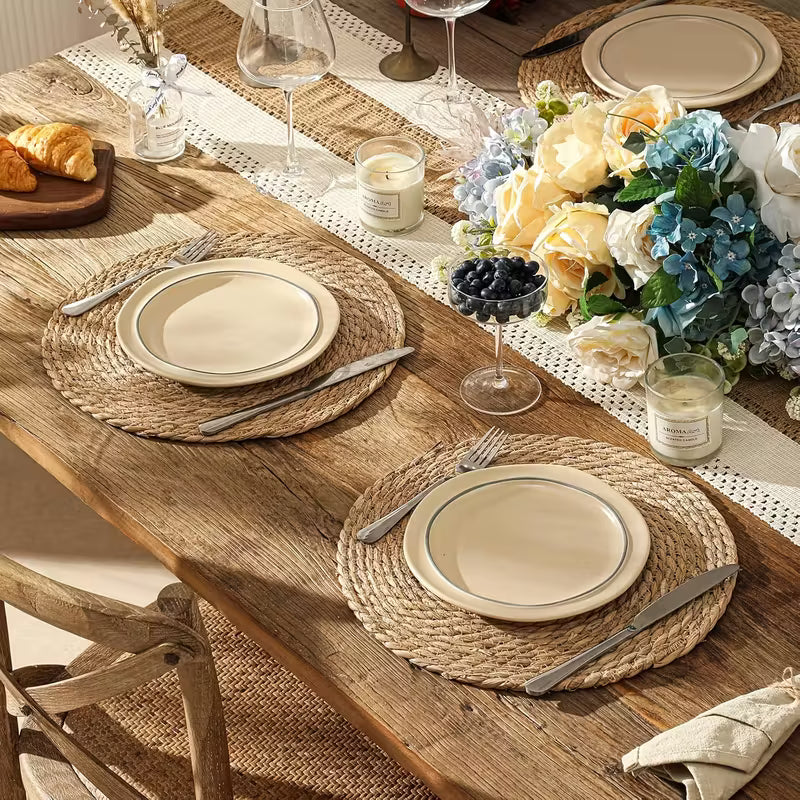 Round Rattan Placemats
