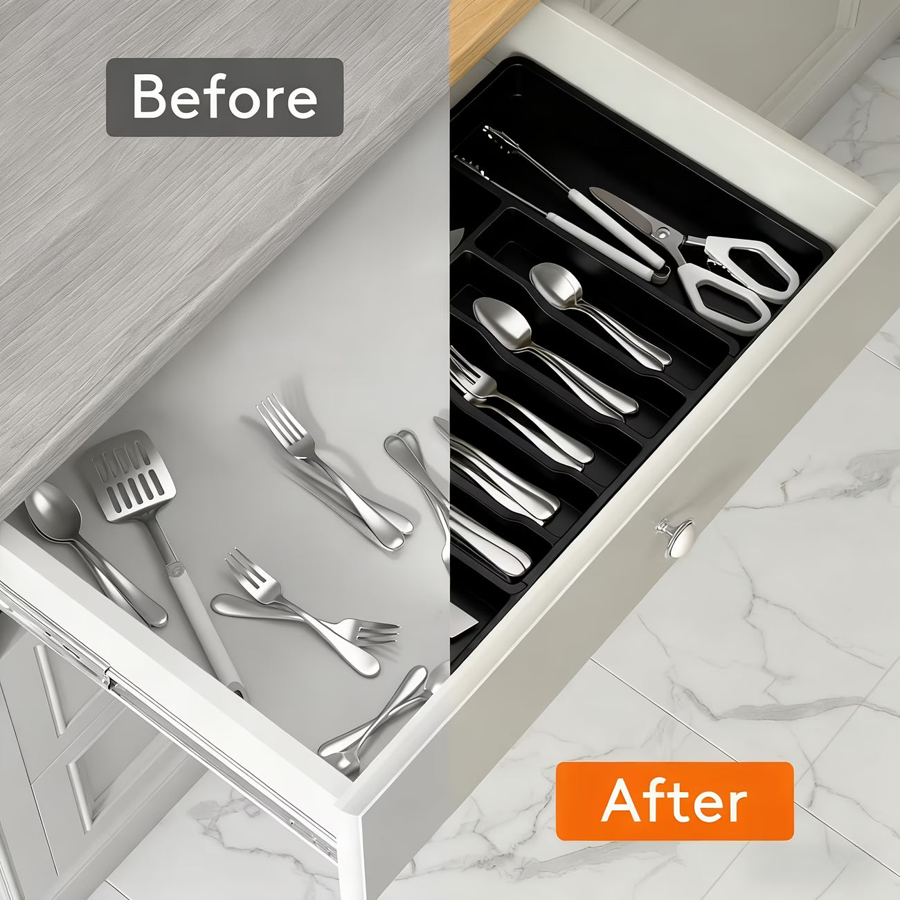Silveryware Expandable Drawer Organizer